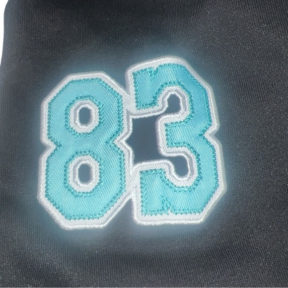 COOKIES "BREAKAWAY" LONG SLEEVE HOCKEY KNIT | Color: Black/Tiffany Blue |NEW/NWT - Picture 14 of 16